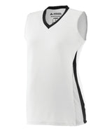Augusta Sportswear Ladies Tornado Jersey 1355 WHITE/BLACK/WHITE S