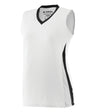 Augusta Sportswear Ladies Tornado Jersey 1355 WHITE/BLACK/WHITE S