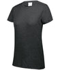 Augusta Sportswear Ladies Tri - Blend Tee 3067 BLACK HEATHER S
