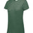 Augusta Sportswear Ladies Tri - Blend Tee 3067 DARK GREEN HEATHER S
