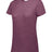 Augusta Sportswear Ladies Tri - Blend Tee 3067 MAROON HEATHER S