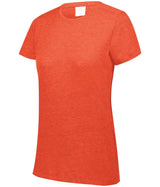 Augusta Sportswear Ladies Tri - Blend Tee 3067 ORANGE HEATHER S