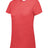 Augusta Sportswear Ladies Tri - Blend Tee 3067 RED HEATHER S