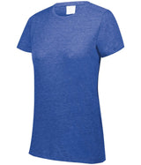 Augusta Sportswear Ladies Tri - Blend Tee 3067 ROYAL HEATHER S