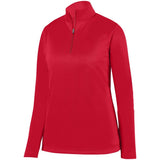 Augusta Sportswear Ladies Wicking Fleece Pullover 5509 RED S