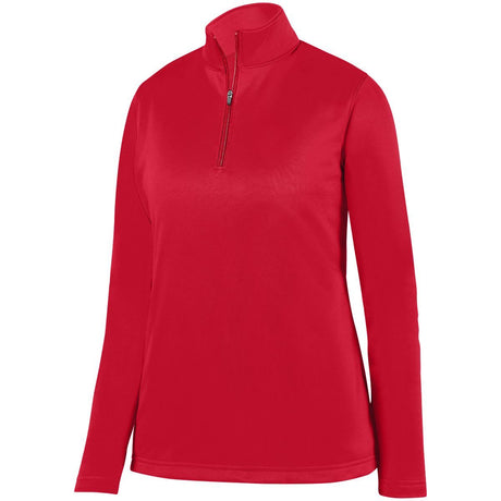 Augusta Sportswear Ladies Wicking Fleece Pullover 5509 RED S