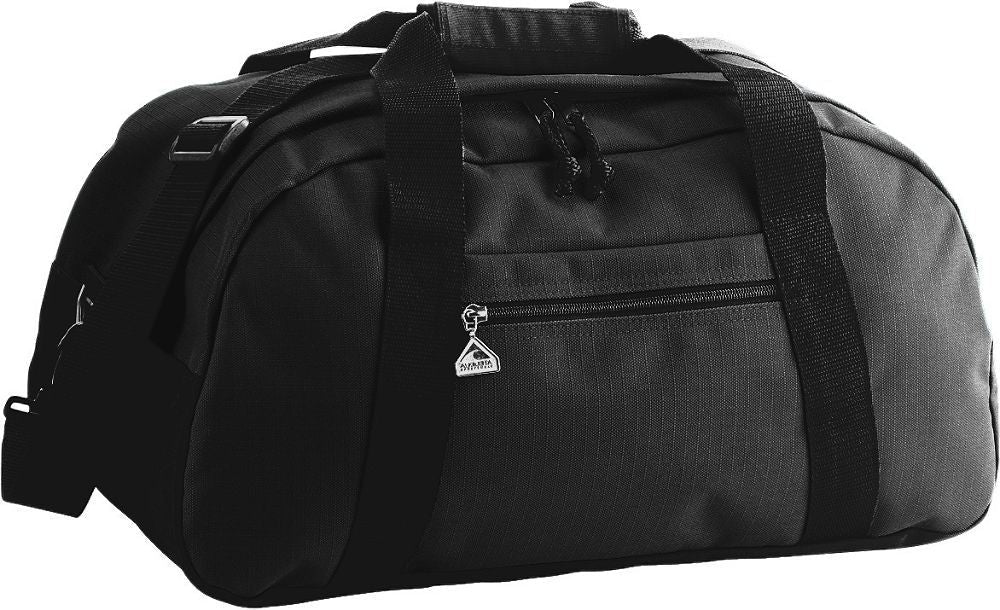 Augusta Sportswear Large Ripstop Duffel Bag 1703 BLACK/BLACK OS