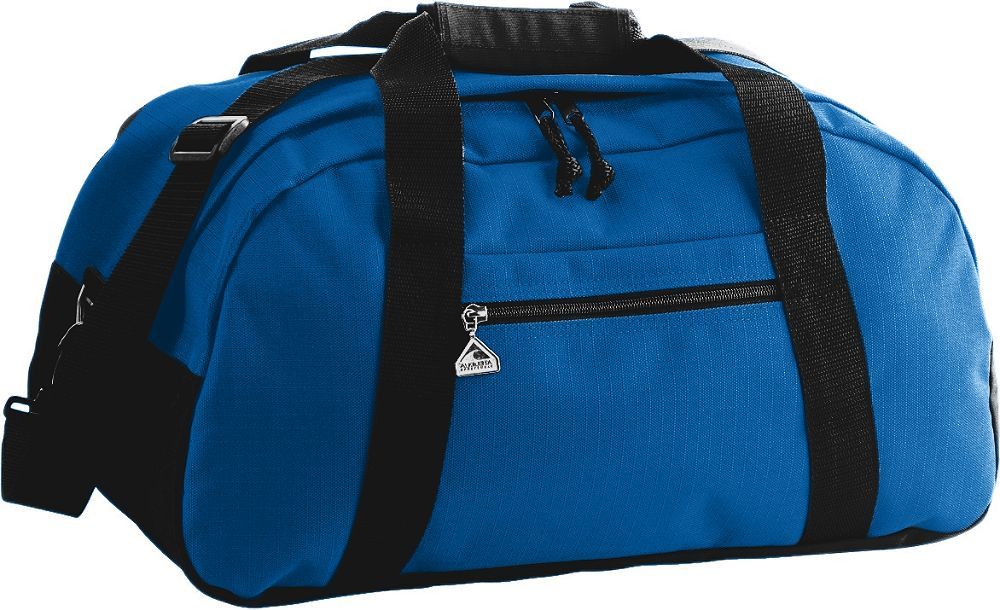 Augusta Sportswear Large Ripstop Duffel Bag 1703 ROYAL/BLACK OS