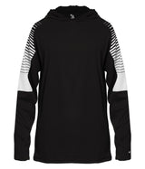 Augusta Sportswear LINEUP YOUTH HOOD TEE 221100 BA BLACK/BLACK LINEUP M