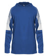 Augusta Sportswear LINEUP YOUTH HOOD TEE 221100 BA ROYAL/ROYAL LINEUP L