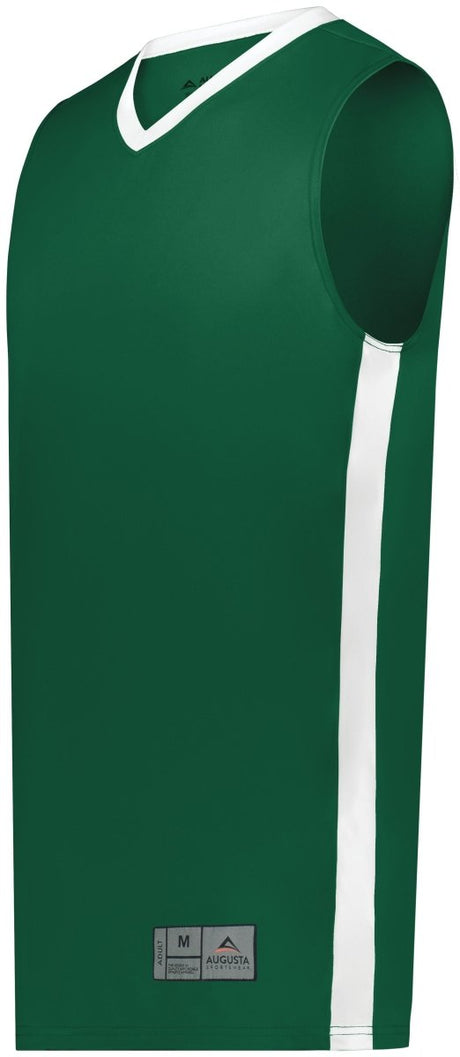 Augusta Sportswear Match - Up Basketball Jersey 6886 DARK GREEN/WHITE S