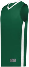 Augusta Sportswear Match - Up Basketball Jersey 6886 DARK GREEN/WHITE S
