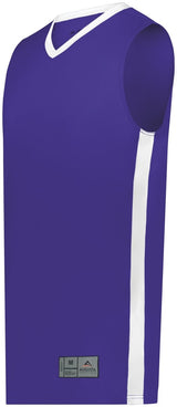 Augusta Sportswear Match - Up Basketball Jersey 6886 PURPLE/WHITE S