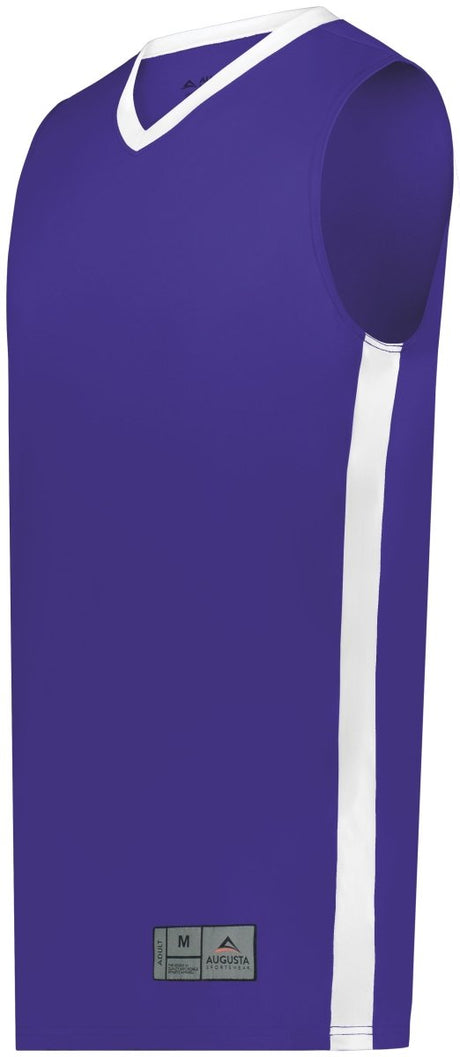 Augusta Sportswear Match - Up Basketball Jersey 6886 PURPLE/WHITE S