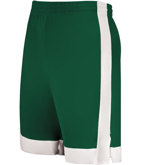 Augusta Sportswear Match - Up Basketball Shorts 6889 DARK GREEN/WHITE S