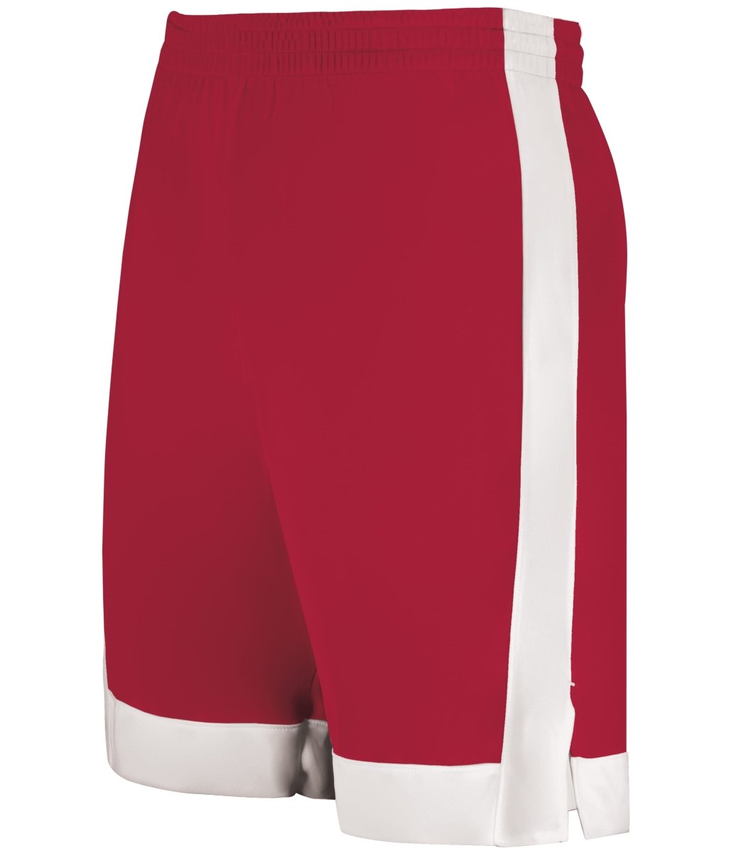 Augusta Sportswear Match - Up Basketball Shorts 6889 SCARLET/WHITE S