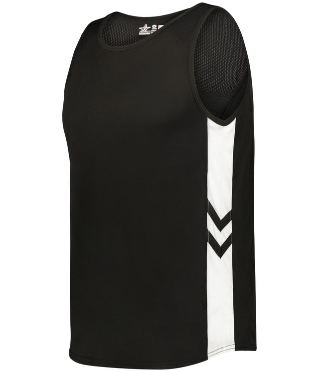 Augusta Sportswear MEDAL TRACK JERSEY - Augusta Sportswear R4LFJA BLACK/WHITE (BA) S