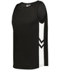 Augusta Sportswear MEDAL TRACK JERSEY - Augusta Sportswear R4LFJA BLACK/WHITE (BA) S