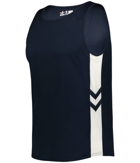 Augusta Sportswear MEDAL TRACK JERSEY - Augusta Sportswear R4LFJA NAVY/WHITE (BA) S