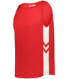 Augusta Sportswear MEDAL TRACK JERSEY - Augusta Sportswear R4LFJA RED/WHITE (BA) S