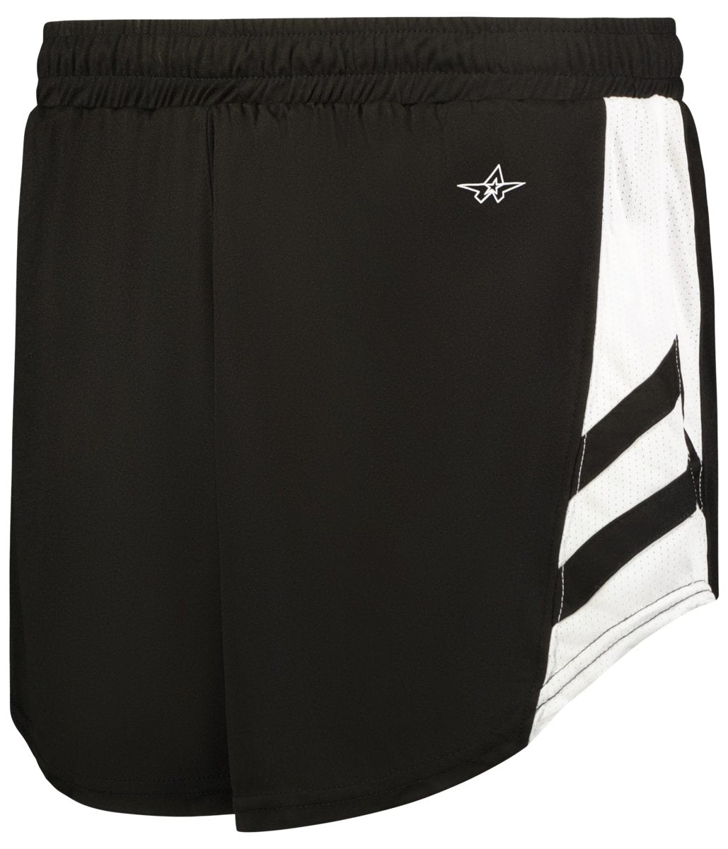 Augusta Sportswear MEDAL TRACK SHORTS - Augusta Sportswear R4LFPA BLACK/WHITE (BA) S
