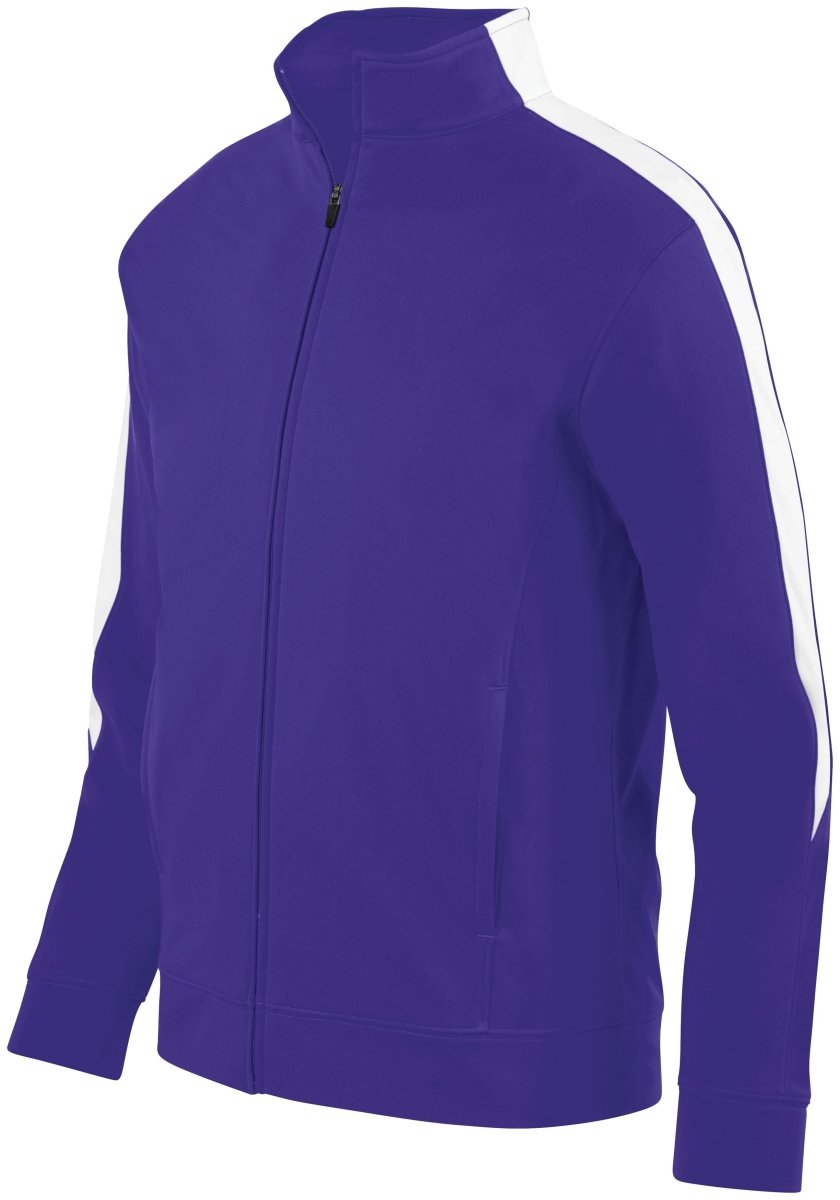 Augusta Sportswear Medalist Jacket 2.0 4395 PURPLE/WHITE S