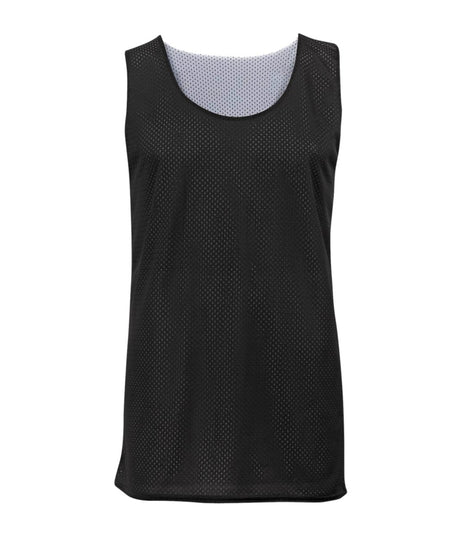 Augusta Sportswear MESH REVERSIBLE BASKETBALL JERSEY - Augusta Sportswear 852900B BLACK/WHITE (BA) S