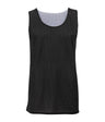 Augusta Sportswear MESH REVERSIBLE BASKETBALL JERSEY - Augusta Sportswear 852900B BLACK/WHITE (BA) S