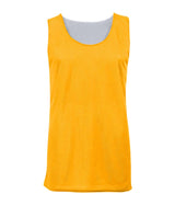 Augusta Sportswear MESH REVERSIBLE BASKETBALL JERSEY - Augusta Sportswear 852900B GOLD/WHITE (BA) S