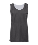 Augusta Sportswear MESH REVERSIBLE BASKETBALL JERSEY - Augusta Sportswear 852900B GRAPHITE/WHITE (BA) S