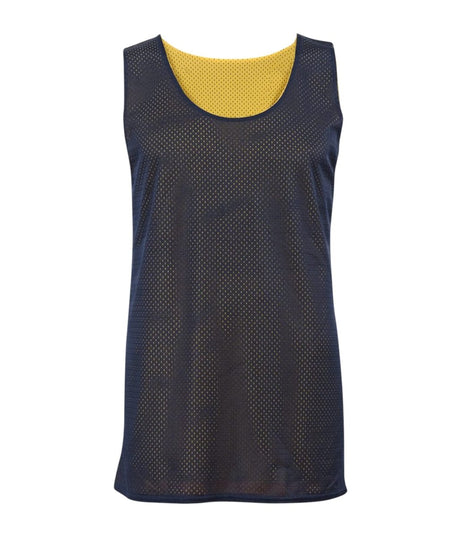 Augusta Sportswear MESH REVERSIBLE BASKETBALL JERSEY - Augusta Sportswear 852900B NAVY/GOLD (BA) S