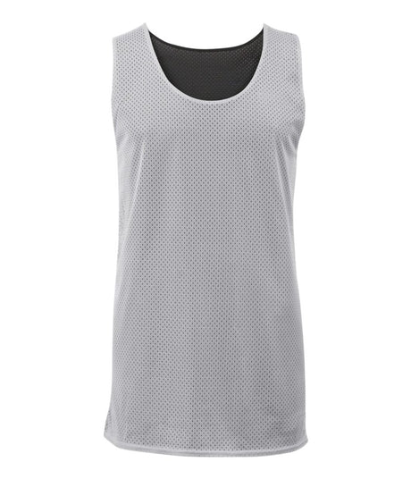 Augusta Sportswear MESH REVERSIBLE BASKETBALL JERSEY - Augusta Sportswear 852900B SILVER/BLACK (BA) S