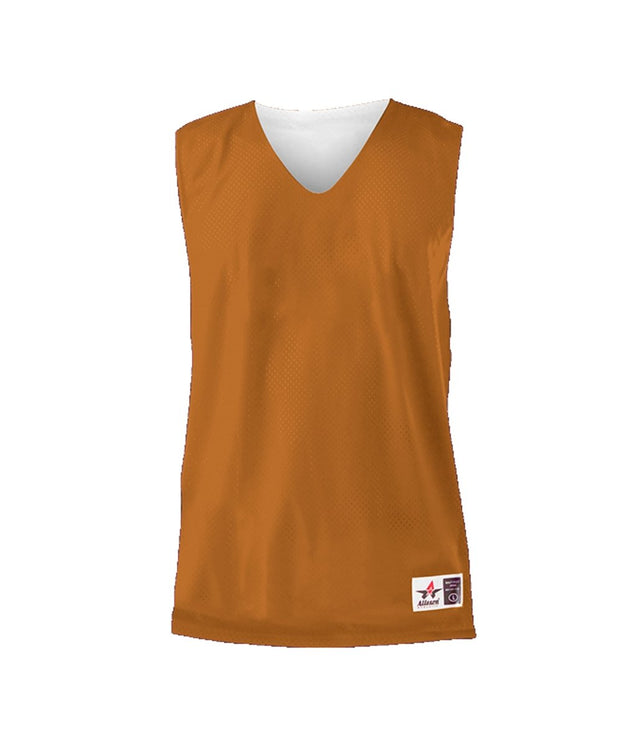 Augusta Sportswear MESH REVERSIBLE PRACTICE BASKETBALL JERSEY 560R BLACK/BT. ORANGE (BA) S