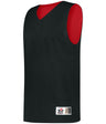 Augusta Sportswear MESH REVERSIBLE PRACTICE BASKETBALL JERSEY 560R BLACK/RED (BA) S