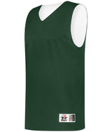Augusta Sportswear MESH REVERSIBLE PRACTICE BASKETBALL JERSEY 560R FOREST/WHITE (BA) S