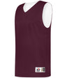 Augusta Sportswear MESH REVERSIBLE PRACTICE BASKETBALL JERSEY 560R LIGHT MAROON/WHITE (BA) S