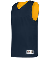 Augusta Sportswear MESH REVERSIBLE PRACTICE BASKETBALL JERSEY 560R NAVY/GOLD (BA) S