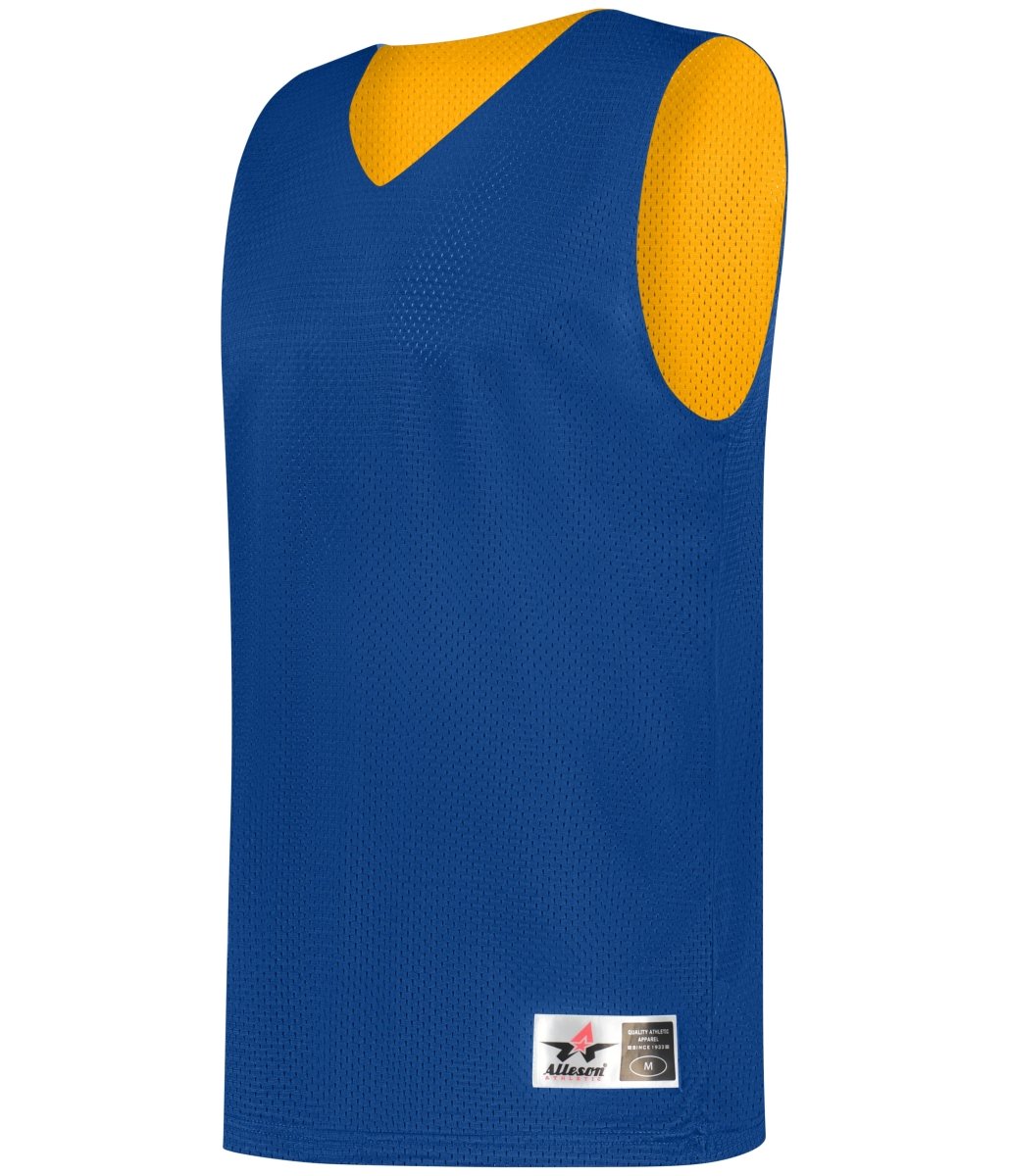Augusta Sportswear MESH REVERSIBLE PRACTICE BASKETBALL JERSEY 560R ROYAL/GOLD (BA) S