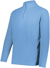 Augusta Sportswear Micro - Lite Fleece 1/4 Zip Pullover 6863 COLUMBIA BLUE S