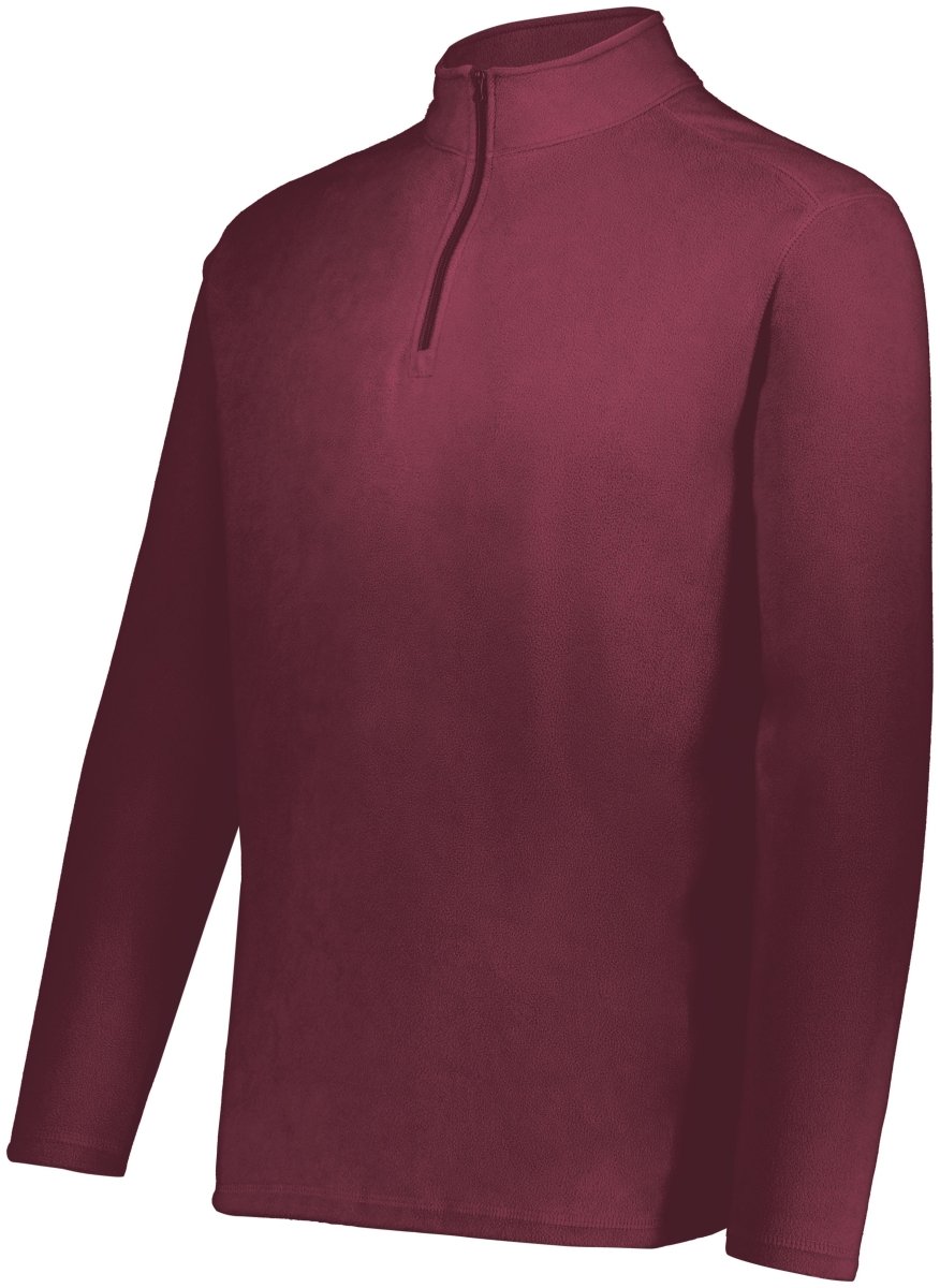 Augusta Sportswear Micro - Lite Fleece 1/4 Zip Pullover 6863 MAROON (HLW) S