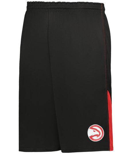 Augusta Sportswear NBA LOGO'D SHORTS - Augusta Sportswear A205LA NBA BLACK/RED/ATL HAWKS S