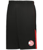 Augusta Sportswear NBA LOGO'D SHORTS - Augusta Sportswear A205LA NBA BLACK/RED/ATL HAWKS S