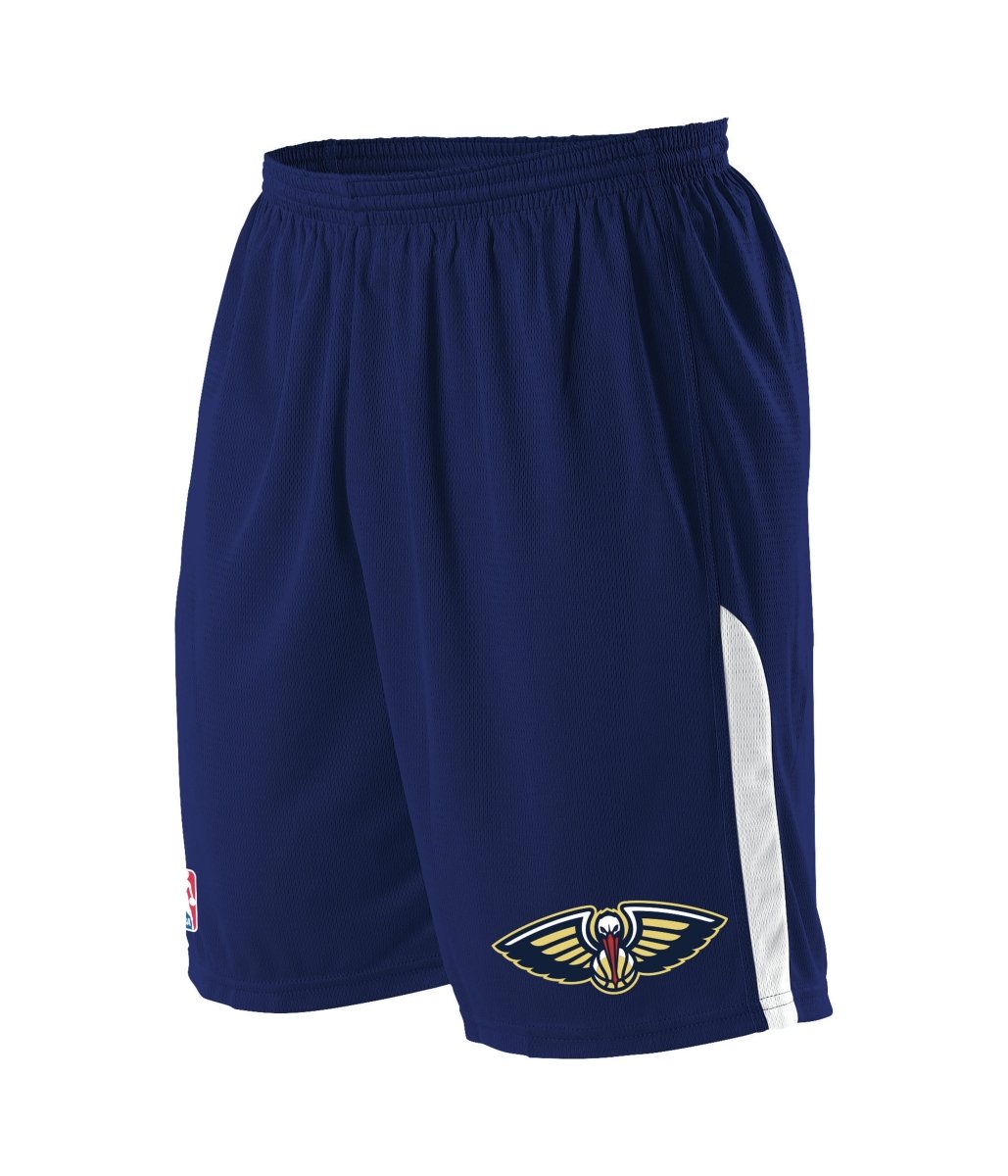 Augusta Sportswear NBA LOGO'D SHORTS - Augusta Sportswear A205LA NBA NAVY/WHITE/NO PELICANS S