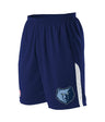 Augusta Sportswear NBA LOGO'D SHORTS - Augusta Sportswear A205LA NBA NAVY/WH/MEM GRIZZLIES S