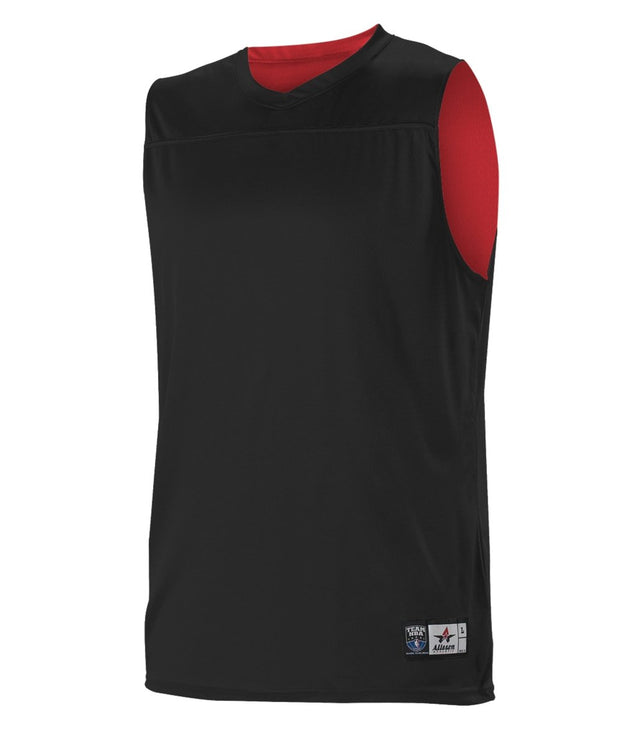Augusta Sportswear NBA REVERSIBLE TEAM BASKETBALL JERSEY - Augusta Sportswear A105BA BLACK/RED (BA) S