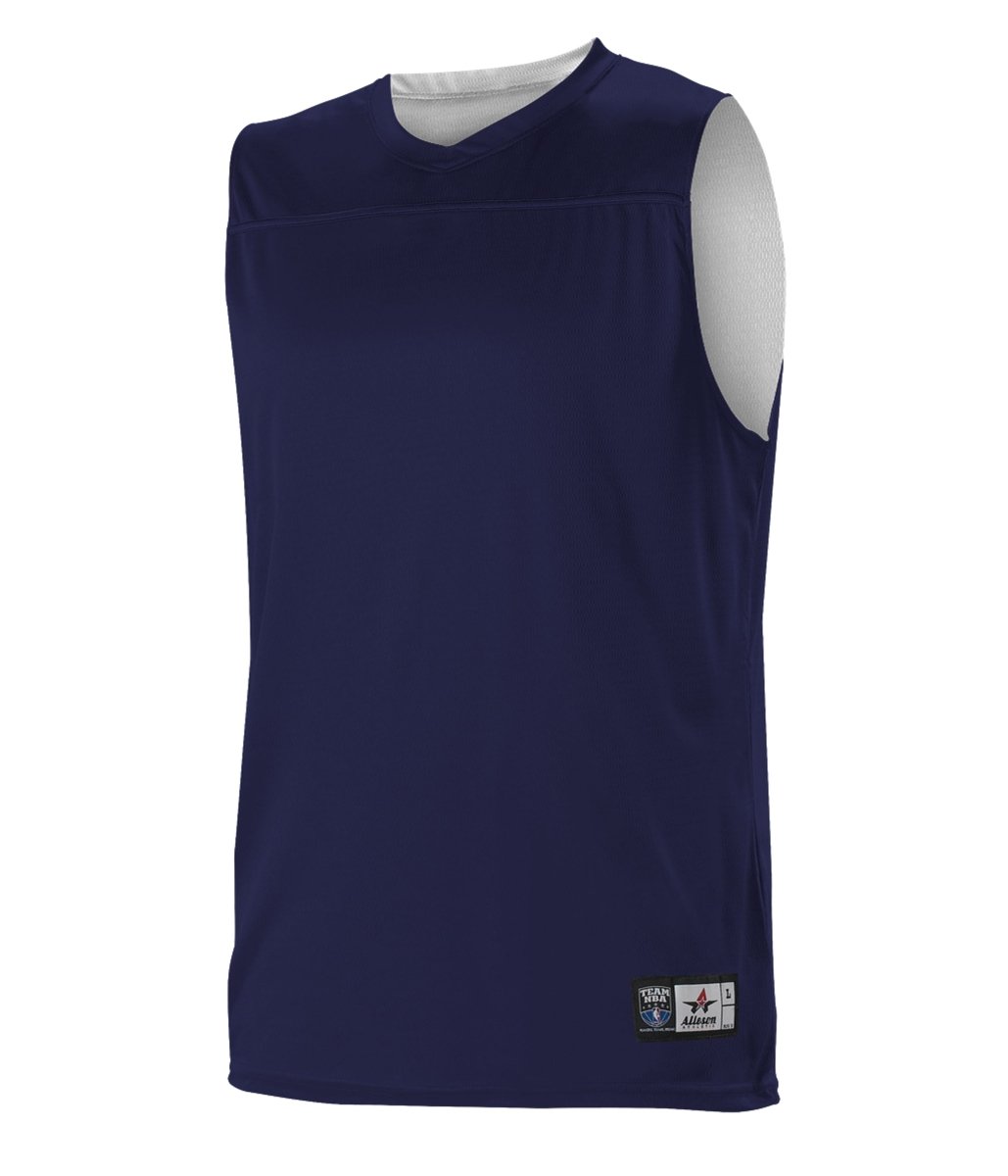Augusta Sportswear NBA REVERSIBLE TEAM BASKETBALL JERSEY - Augusta Sportswear A105BA NAVY/WHITE (BA) S