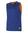 Augusta Sportswear NBA REVERSIBLE TEAM BASKETBALL JERSEY - Augusta Sportswear A105BA ROYAL/BURNT ORANGE (BA) S