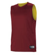 Augusta Sportswear NBA REVERSIBLE TEAM BASKETBALL JERSEY - Augusta Sportswear A105BA WINE/GOLD (BA) S