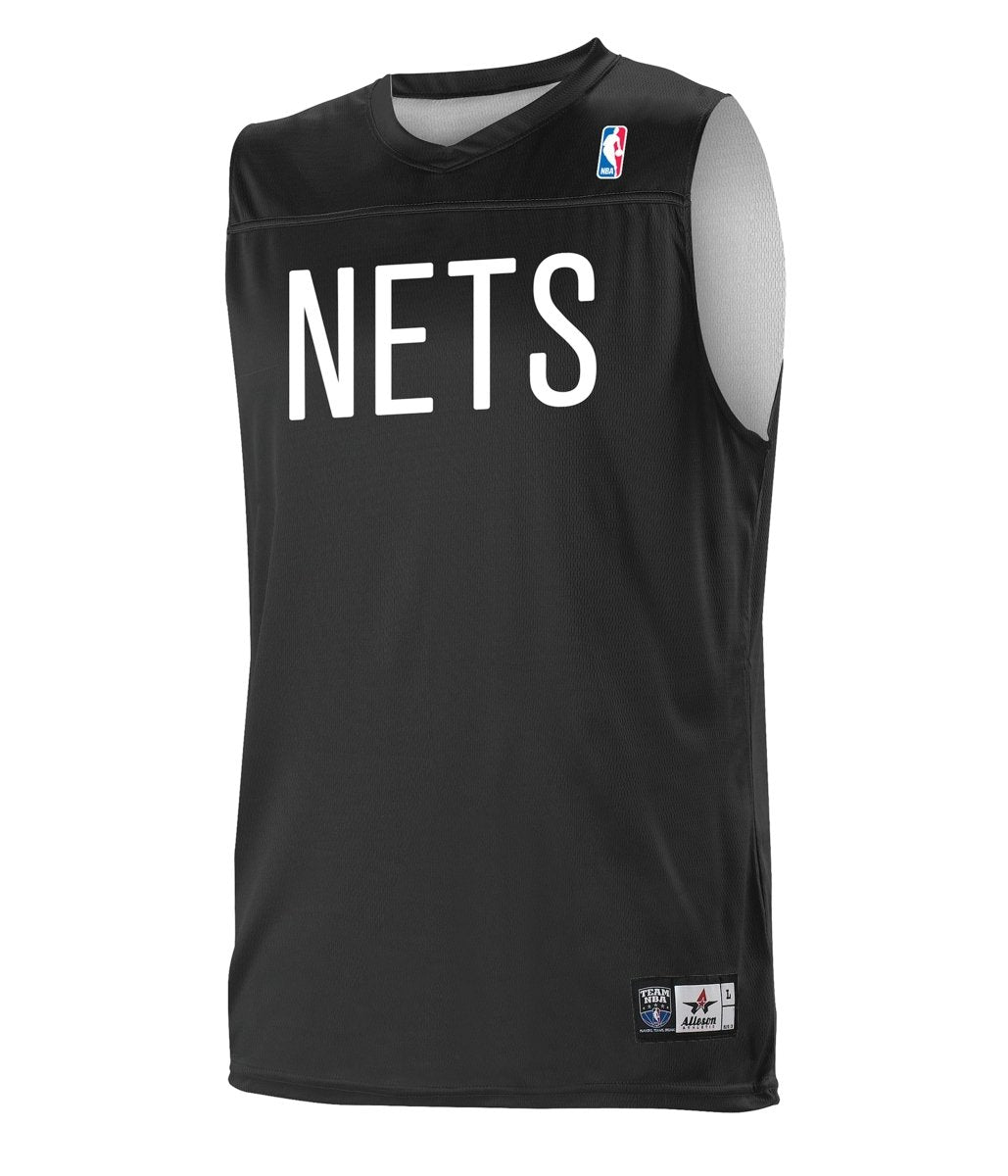 Augusta Sportswear NBA REVERSIBLE TEAM BASKETBALL JERSEY - Augusta Sportswear A105LA NBA BK/WHITE/BROOKLYN NETS S