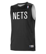 Augusta Sportswear NBA REVERSIBLE TEAM BASKETBALL JERSEY - Augusta Sportswear A105LA NBA BK/WHITE/BROOKLYN NETS S